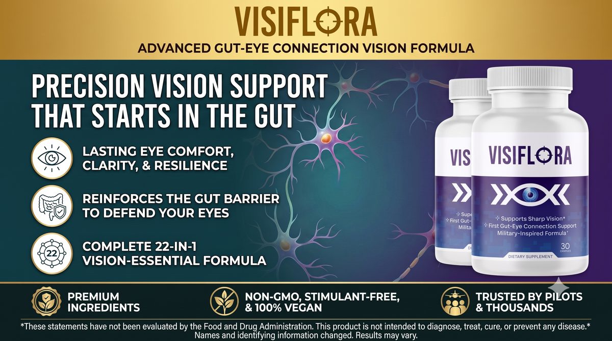 VisiFlora 22-in-1 vision support supplement bottles